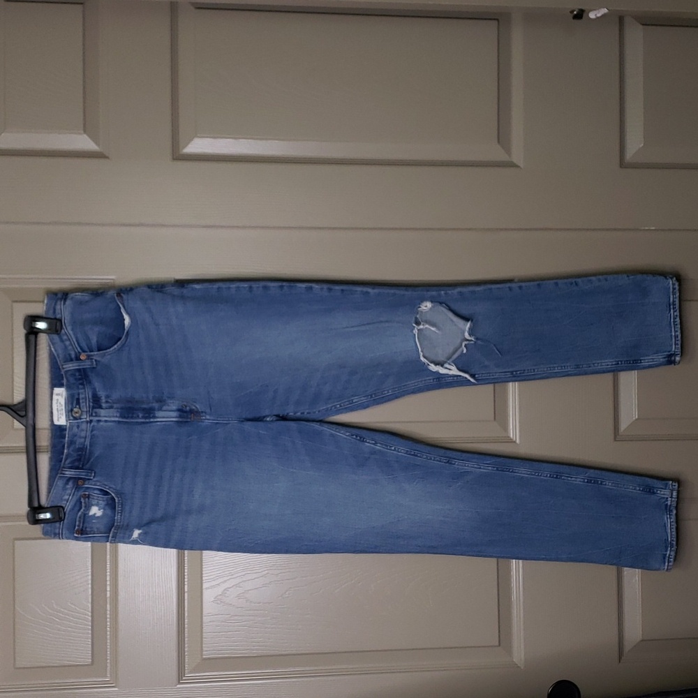 Abercrombie & Fitch 90's slim straight ultra-high rise jeans size 32/14